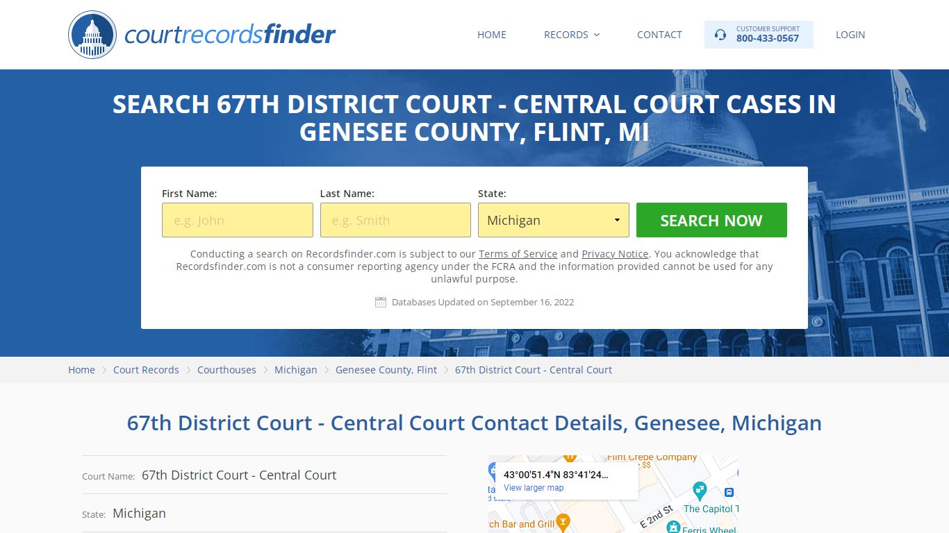 67th District Court - Central Court Case Search - RecordsFinder